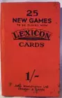 25 New Games to be Played with Lexicon Cards