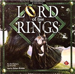 Lord of the Rings Complete Board Game List G.O.